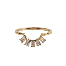 Magique Stacking Ring Clear Stones
