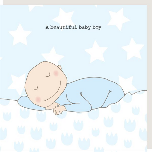 Rosie Card - Beautiful Baby Boy