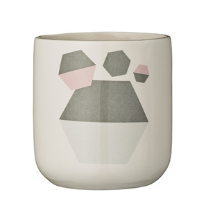 Flowerpot White Ceramic Dungarvan