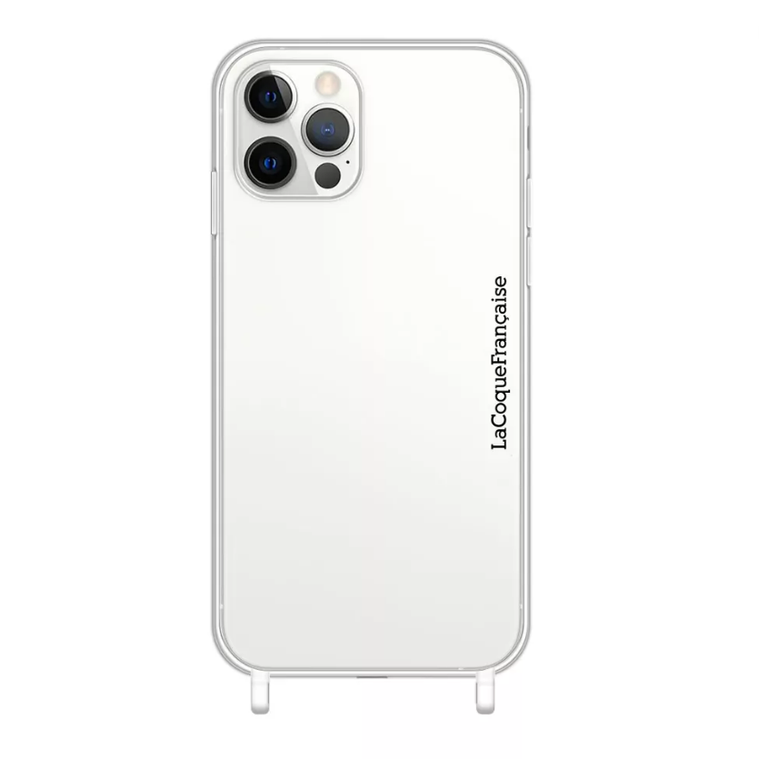 Transparent shockproof iPhone 13 Pro case with transparent silicone rings